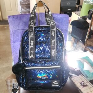 Juicy Princess Nwt  Irredescent Full Sz. Backpack NWT